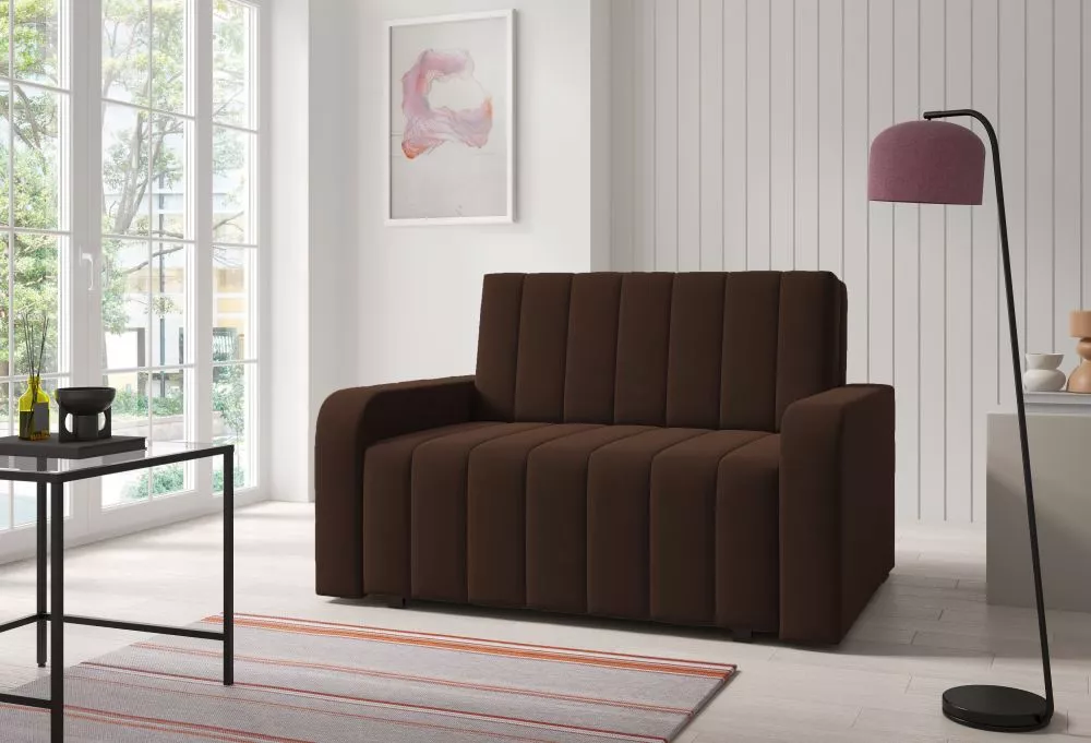 Mīksts krēsls Marko 2 standard Sēdvietas dziļums: 60 cm, · Brūns · 135 × 97 × 85 cm