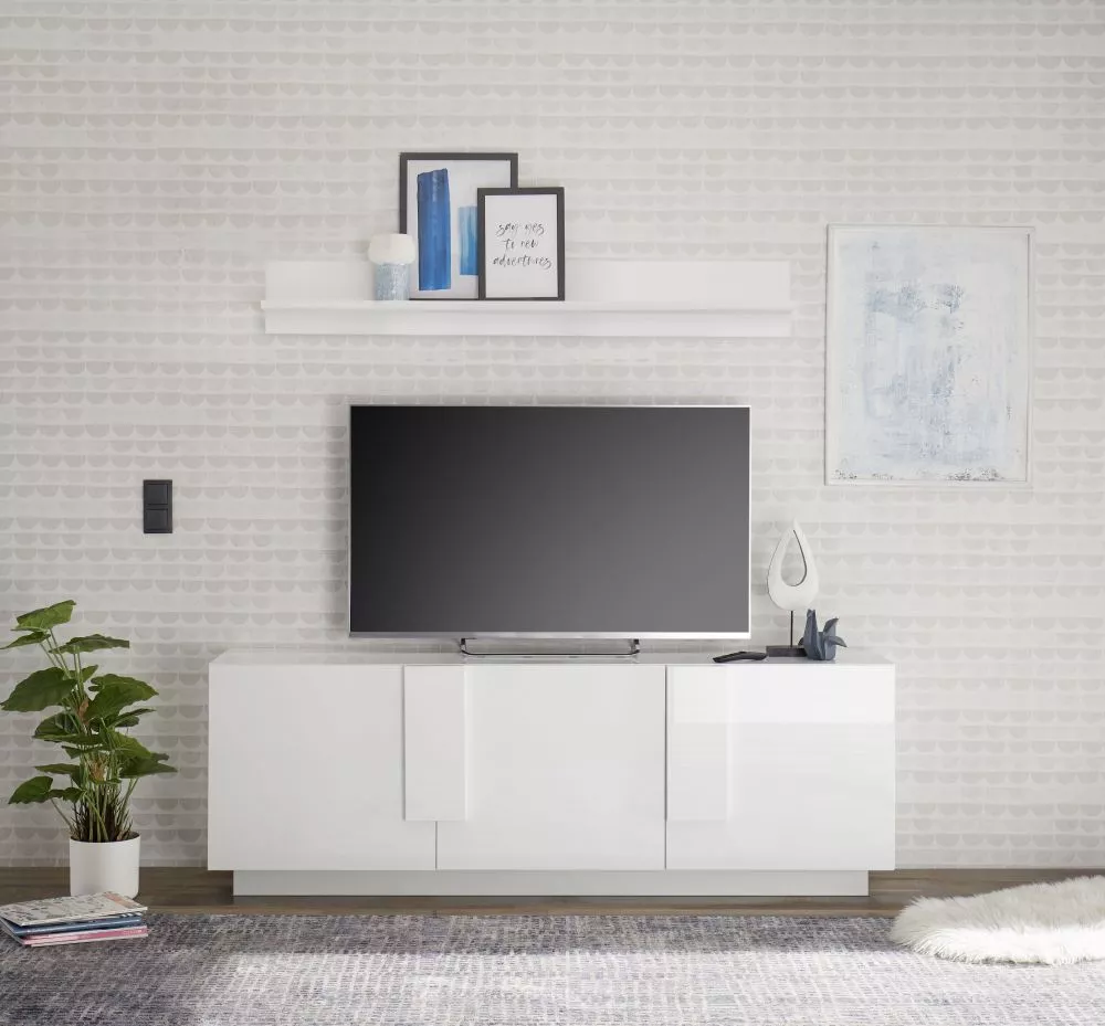 Kumode Jupiter KN3D · Balts · 182 × 44 × 63 cm