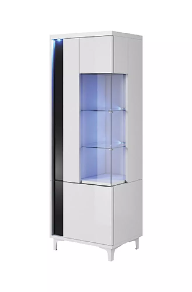 Sekcija Marco WS160L ar LED Korpusa krāsa: balts, · 52 × 40 × 160 cm