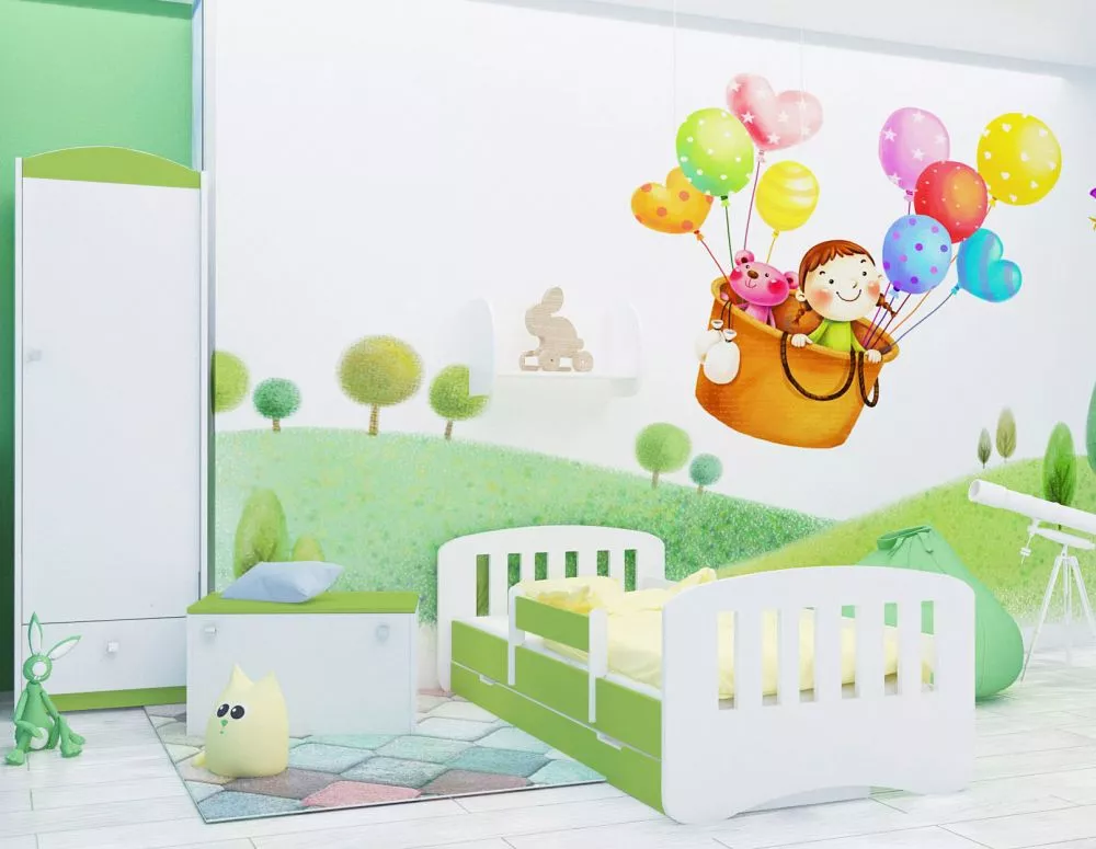 Bērnu gulta Happy Design Sczebelki L08 190x90 ar stelāžu Guļamvietas platums: 90 cm, Guļamvietas garums: 190 cm, · 102 ×