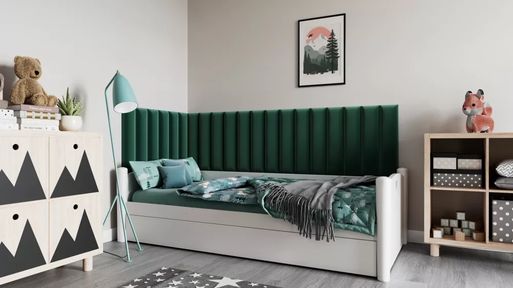 Panelis Quadratta 210x90x60 · Zaļš · 300 × 60 cm