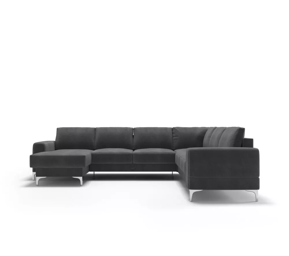 Dīvāns Aria Max 2 Standard · Grafīts · 250 × 315 × 89 cm
