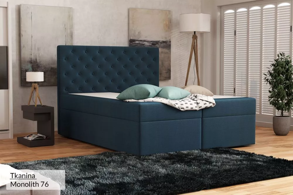 Gulta Alle Standard Guļamvietas platums: 160 cm, Guļamvietas garums: 200 cm, · Zils · 162 × 210 × 120 cm