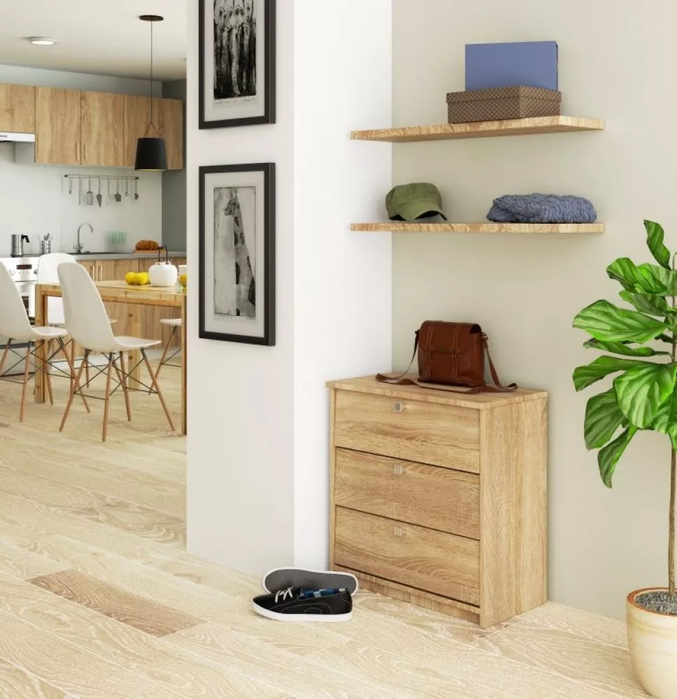 Apavu plaukts Mini 60 · Ozols sonoma · 60 × 62 × 31 cm