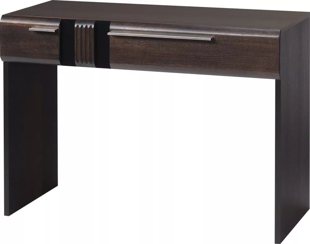 Kosmētikas galds Porti 78 · Ozols šokolādes · 110 × 46 × 78 cm