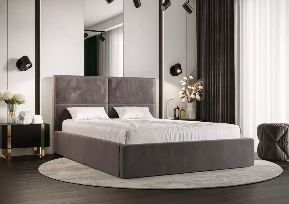 Gulta Apollo Standard ar stelāžu Guļamvietas platums: 160 cm, Guļamvietas garums: 200 cm, stelāžas tips: koka, · Brūns ·