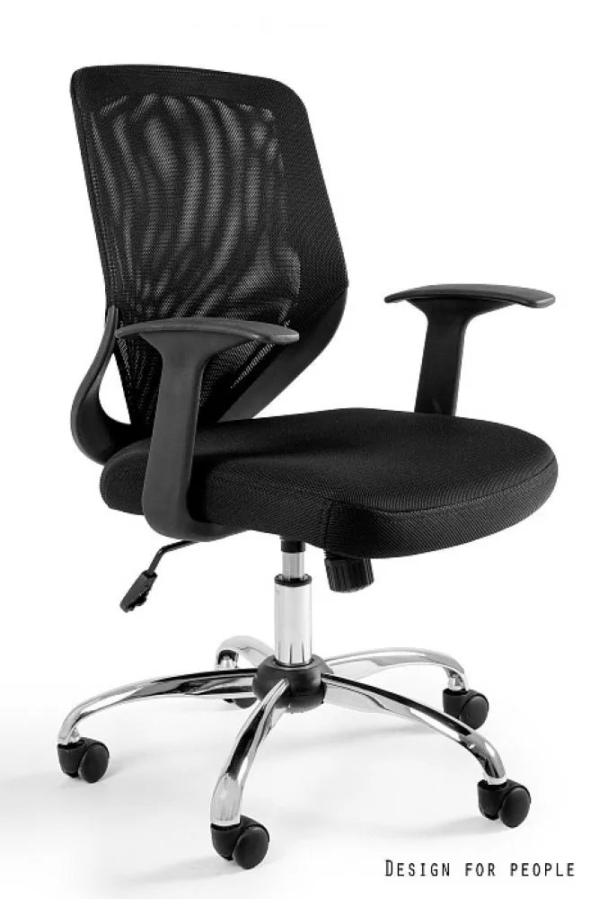 Datorkrēsls Mobi Sēdvietas platums: 49 cm, · Melns · 62 × 49 × 92 cm