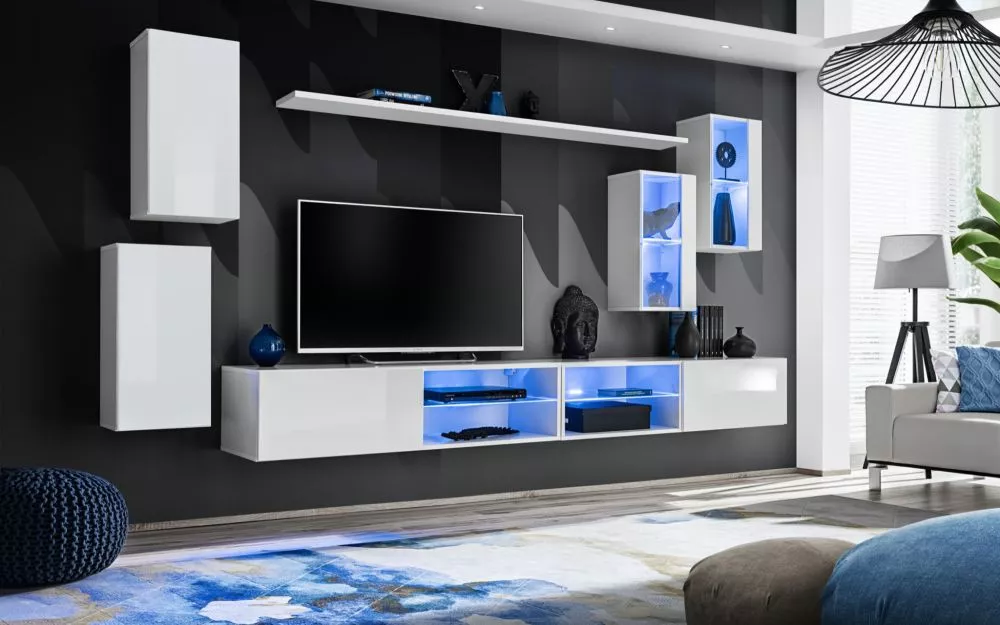 Sekcija Switch 25 · Balts · 280 × 40 cm