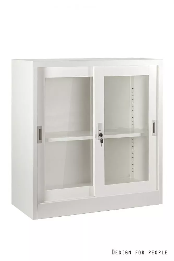 Grāmatu skapis XD-018 · Balts · 85 × 39 × 90 cm