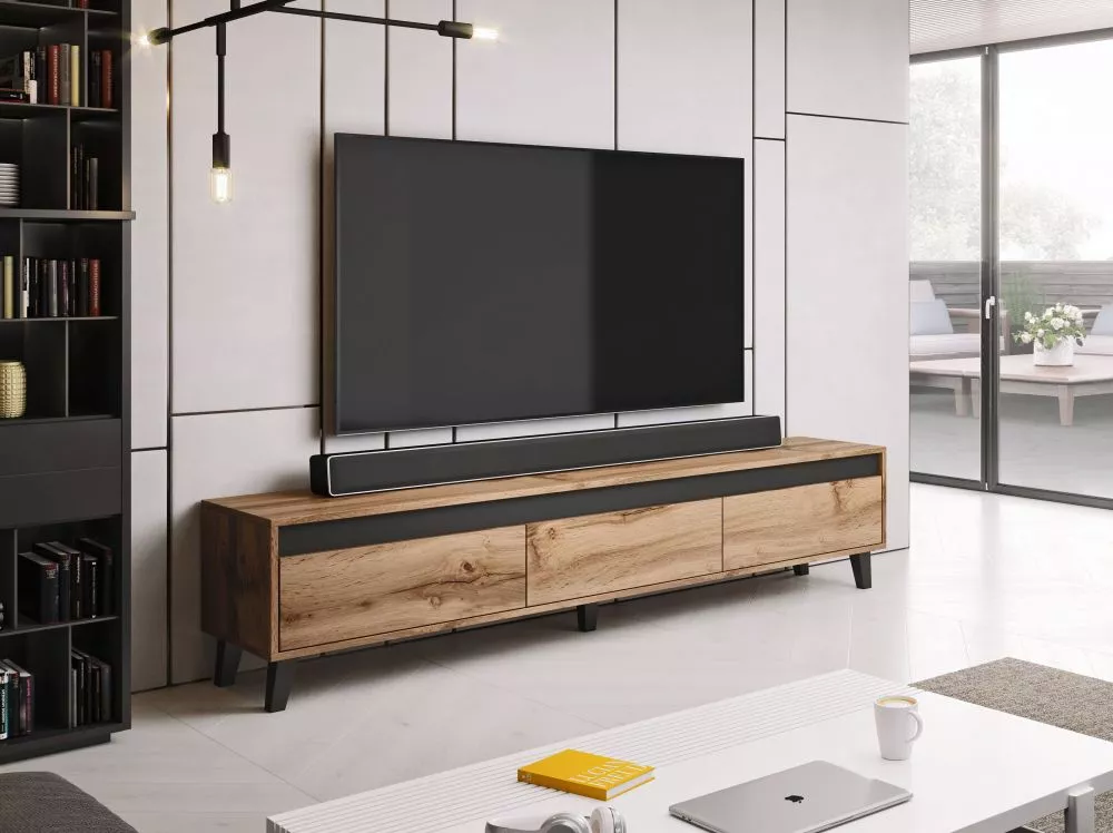 TV tumba Nord RTV · 185 × 38 × 42 cm
