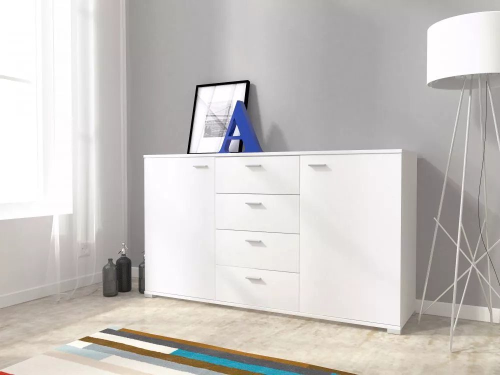 Kumode Komoda 150 · Balts · 150 × 40 × 85 cm