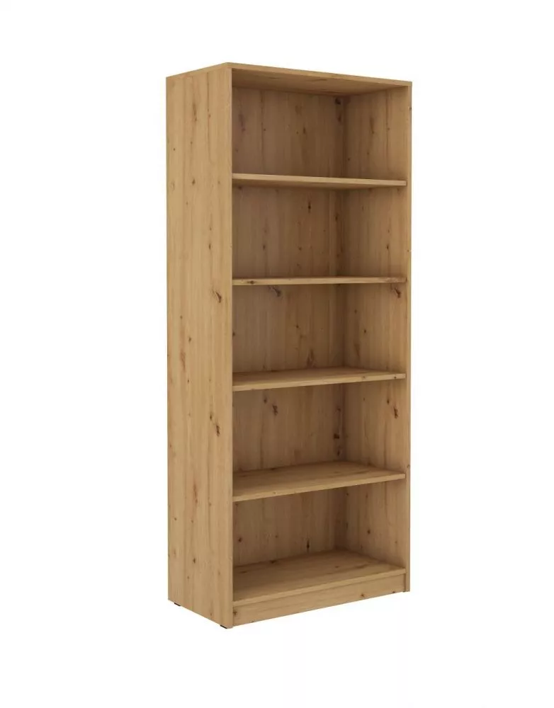 Grāmatu skapis Malta 110 · Ozols artisan · 80 × 42 × 190 cm