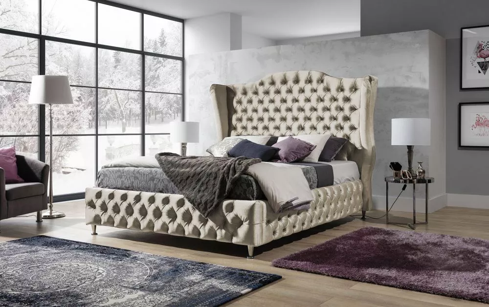 Gulta Baron Premium Standard ar stelāžu Guļamvietas platums: 180 cm, Guļamvietas garums: 200 cm, stelāžas tips: Elastīga