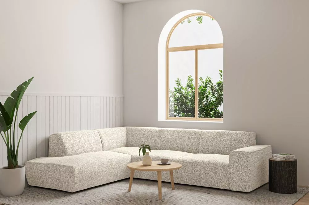 Dīvāns Spark Standard · Krēma · 215 × 290 × 95 cm