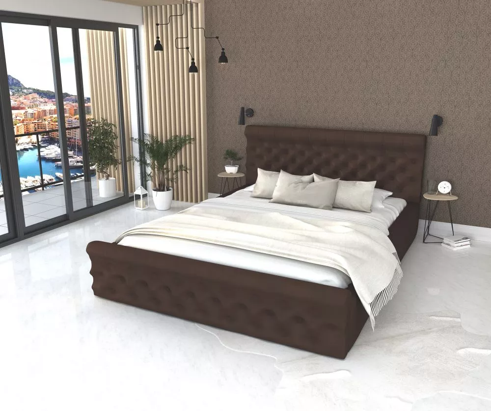 Gulta Chicago Basic Standard ar stelāžu Guļamvietas platums: 180 cm, Guļamvietas garums: 200 cm, stelāžas tips: koka, · 