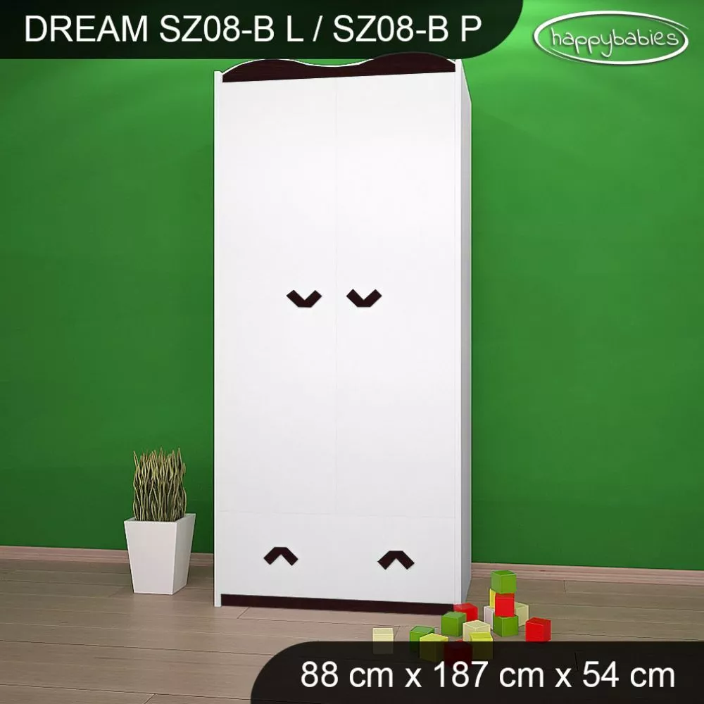Bērnu skapis Dream SZ08-B · 88 × 54 × 187 cm