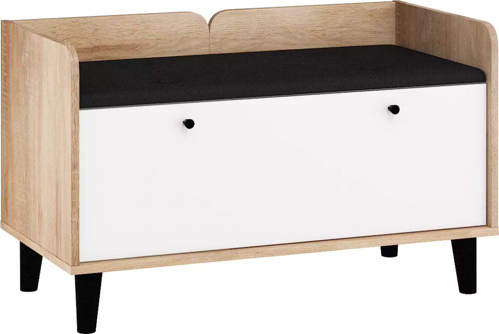 Pufs Dolce DOL-22 Black · 90 × 54 cm