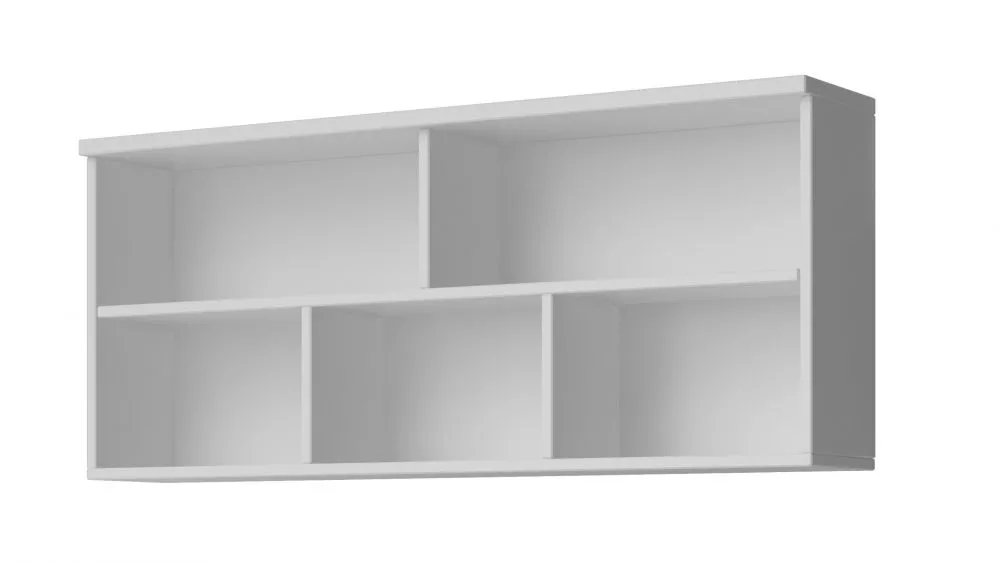 Plaukts Smyk White 9 · Balts · 110 × 50 × 23 cm