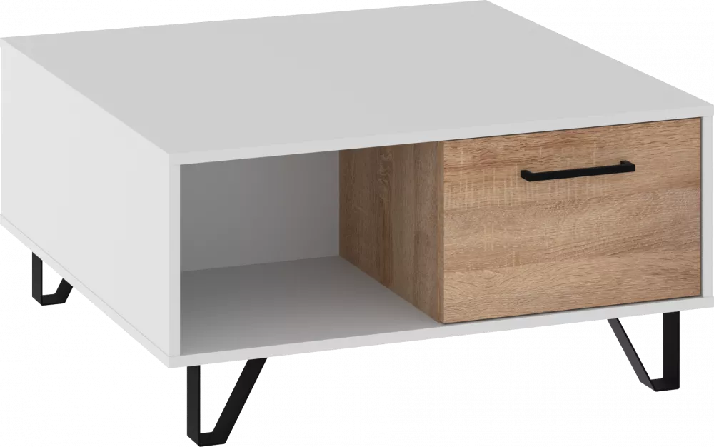 Žurnālgalds Boss BOS-06 Korpusa krāsa: balts, · 90 × 85 × 46 cm