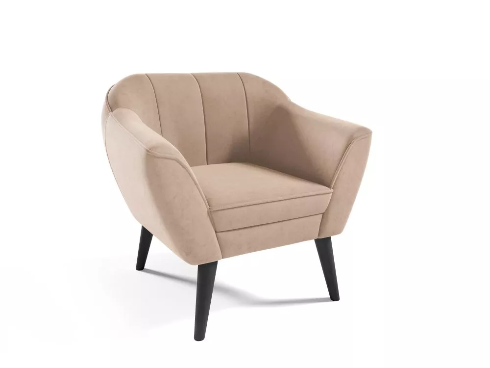Mīksts krēsls Merida typ 192 Standard Sēdvietas dziļums: 52 cm, · Gaiši brūns · 80 × 74 × 75 cm