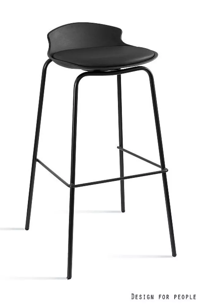 Krēsls Duke Black · 86 × 41 × 47 cm