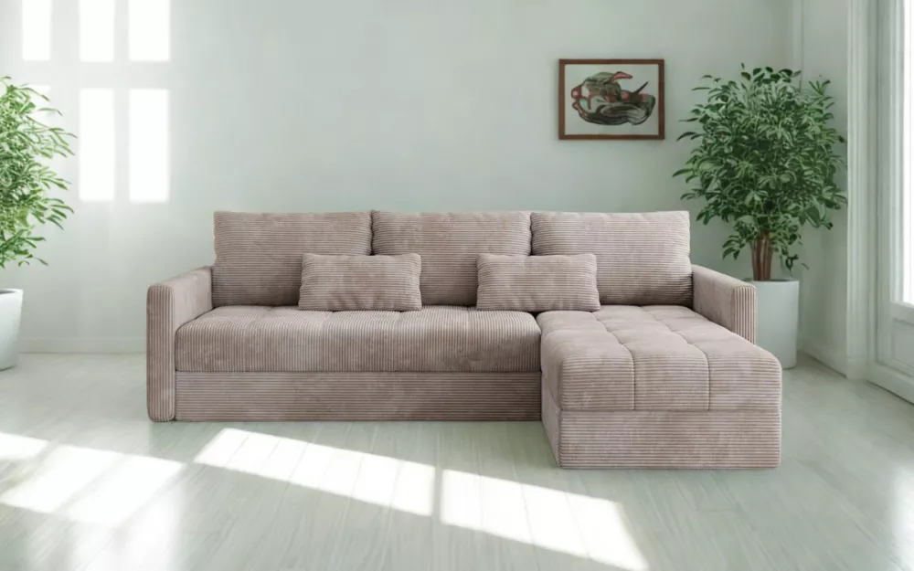 Dīvāns Roma Poso Standard · Gaiši bēšs · 138 × 226 × 85 cm