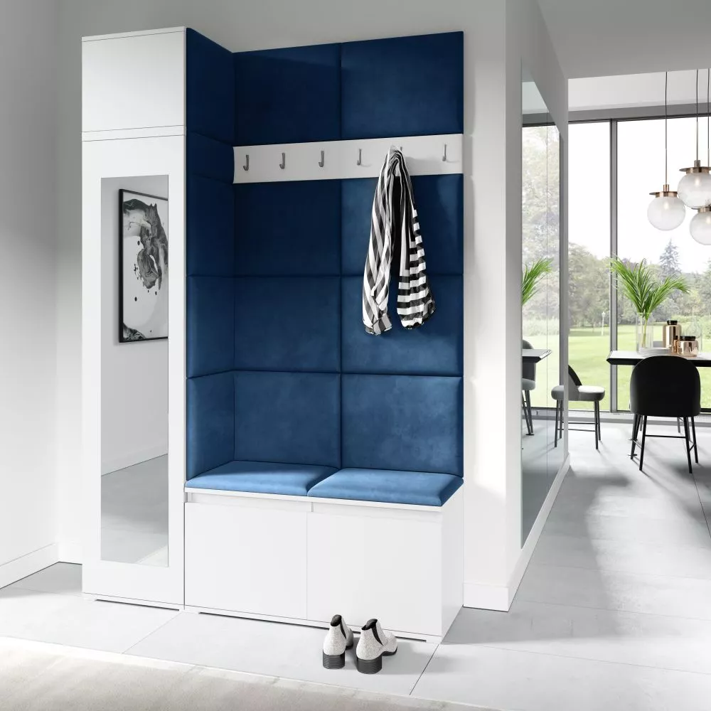 Apavu plaukts Emi 22 Trinity Korpusa krāsa: balts, · 145 × 225 × 40 cm