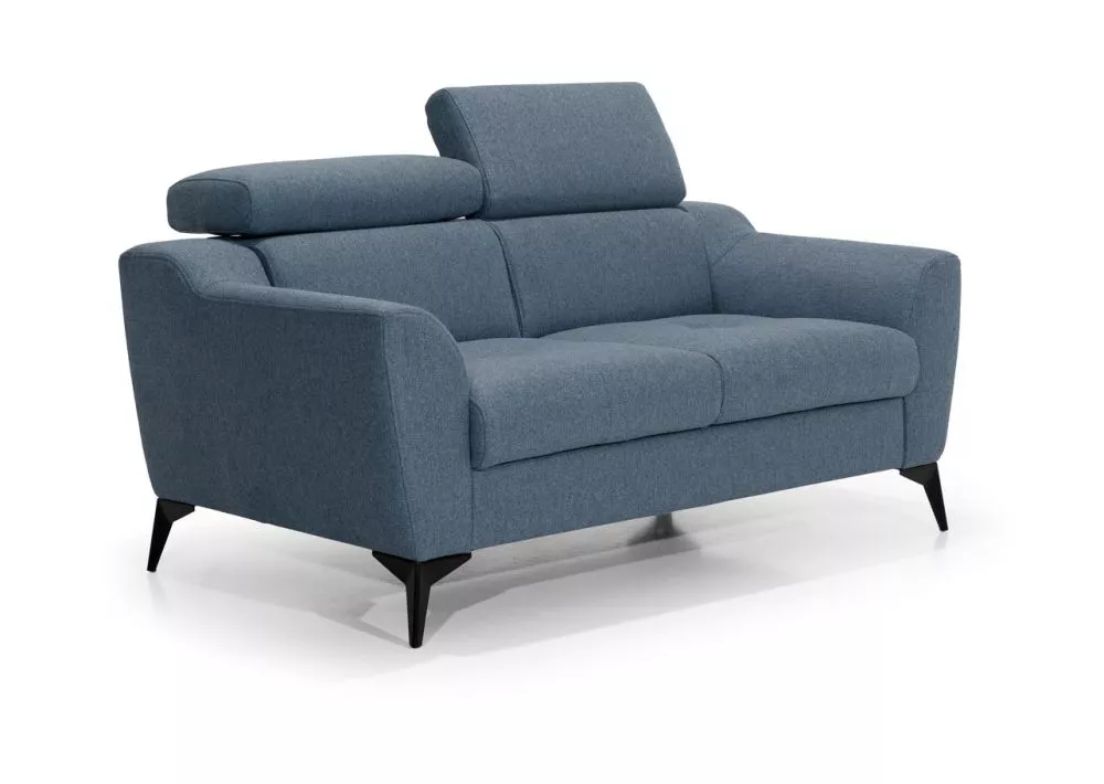 Dīvāns Pescara 2S standard · Zils · 84 × 161 × 72 cm