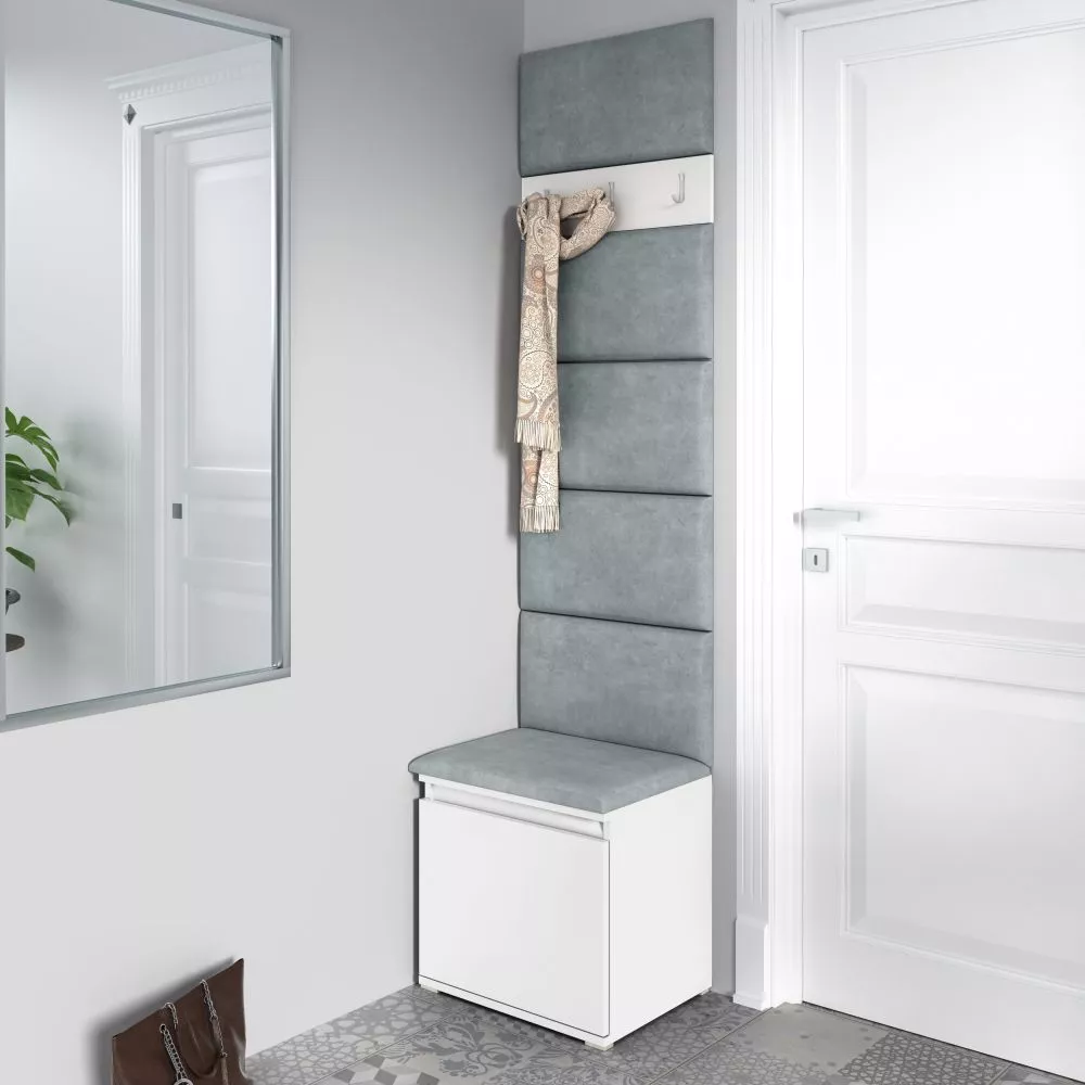 Apavu plaukts Emi 7 Trinity Korpusa krāsa: balts, · 50 × 215 × 40 cm