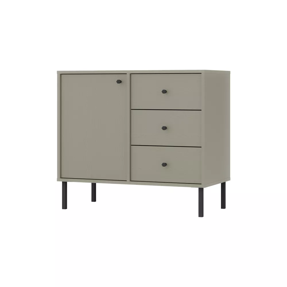 Kumode Tokyo 814 · Zaļi pelēks · 83.6 × 40.8 × 73.9 cm