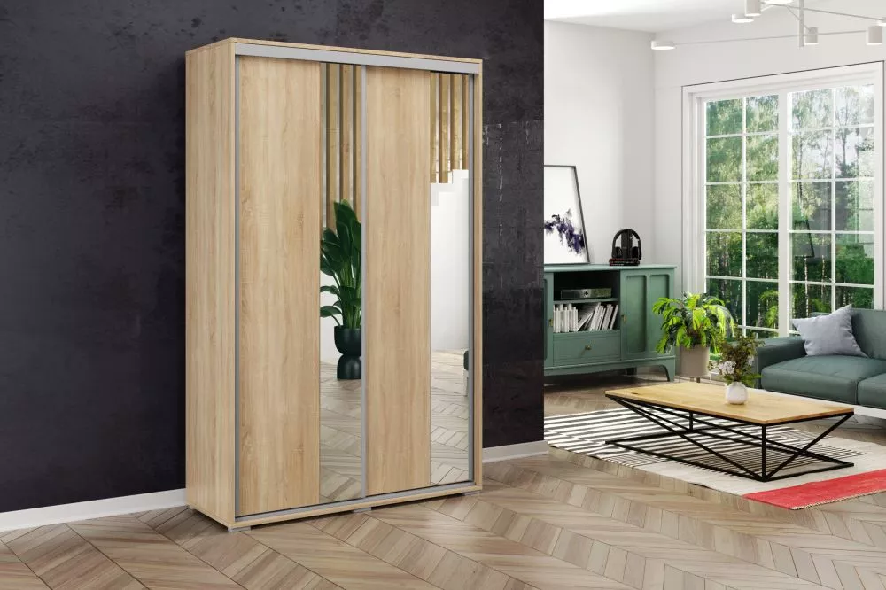 Skapis Modern A4 · Sonoma · 125 × 62 × 245 cm