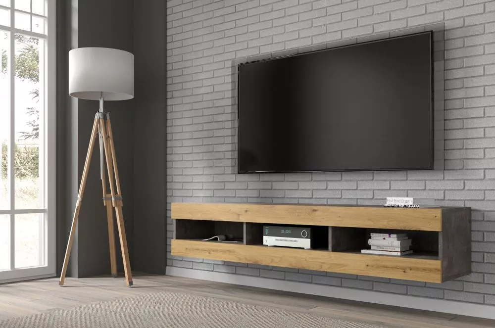 TV tumba Manta Modern · 160 × 34.6 × 32 cm