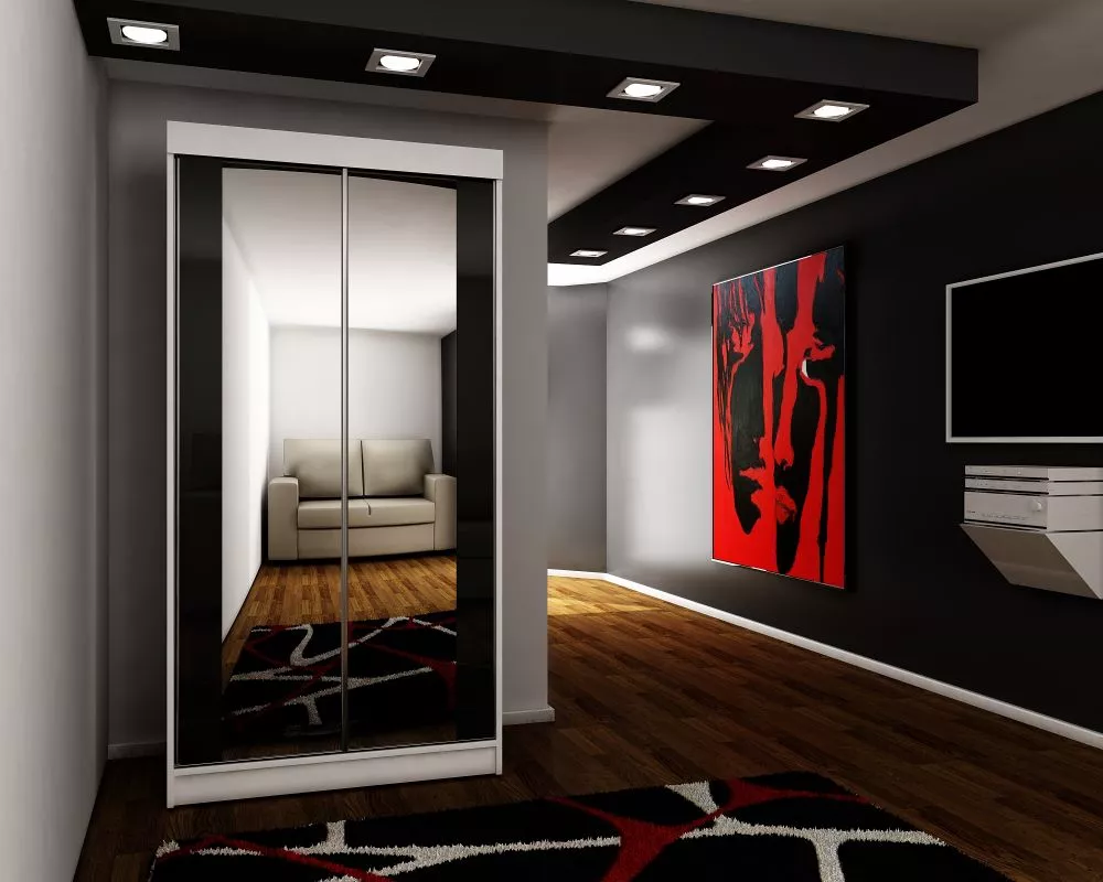 Skapis Top 30 ar LED · Balts · 100 × 62 × 200 cm