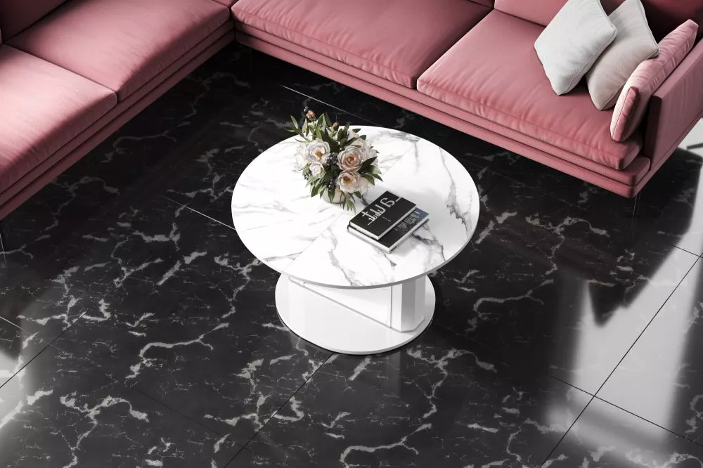 Žurnālgalds Primo Lux Gloss Korpusa krāsa: balts marmors, · 100 × 100 × 54 cm