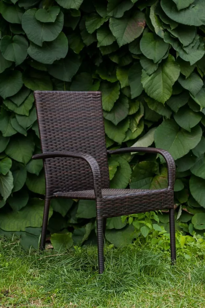 Krēsls Sottile Comfort · Tumši brūns · 56 × 50 × 84 cm