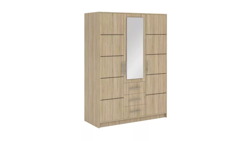 Skapis Bali Classic · Sonoma · 145 × 57.5 × 200 cm