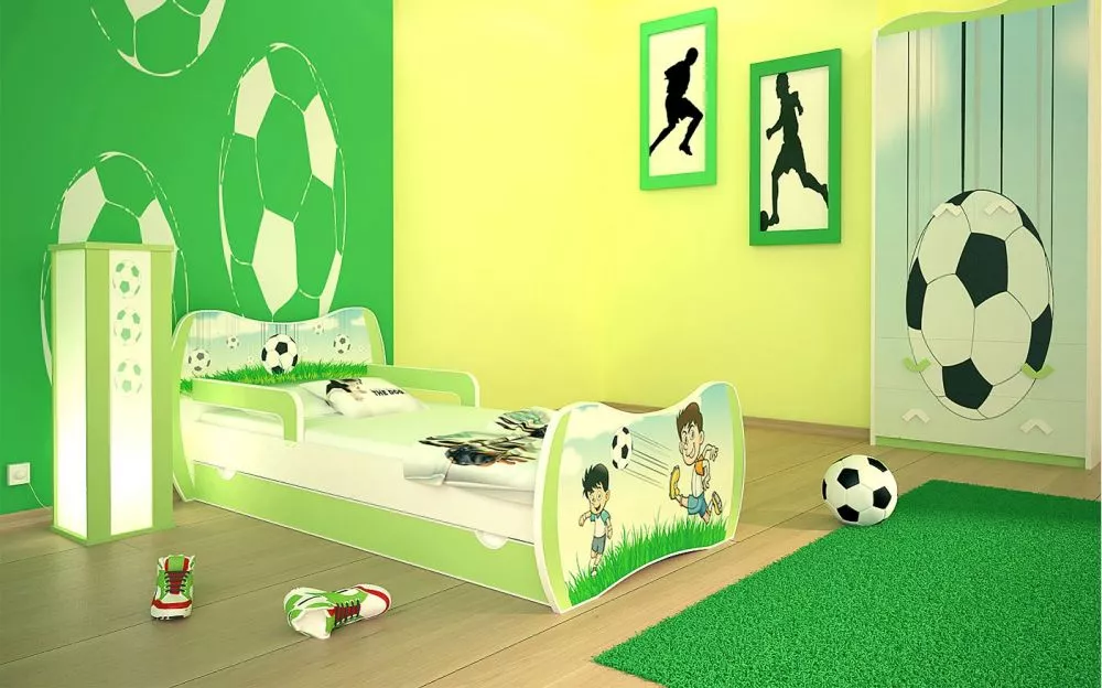 Bērnu gulta Dream L06 180x90 DM07 ar stelāžu Guļamvietas platums: 90 cm, Guļamvietas garums: 180 cm, · 114 × 184 × 71 cm