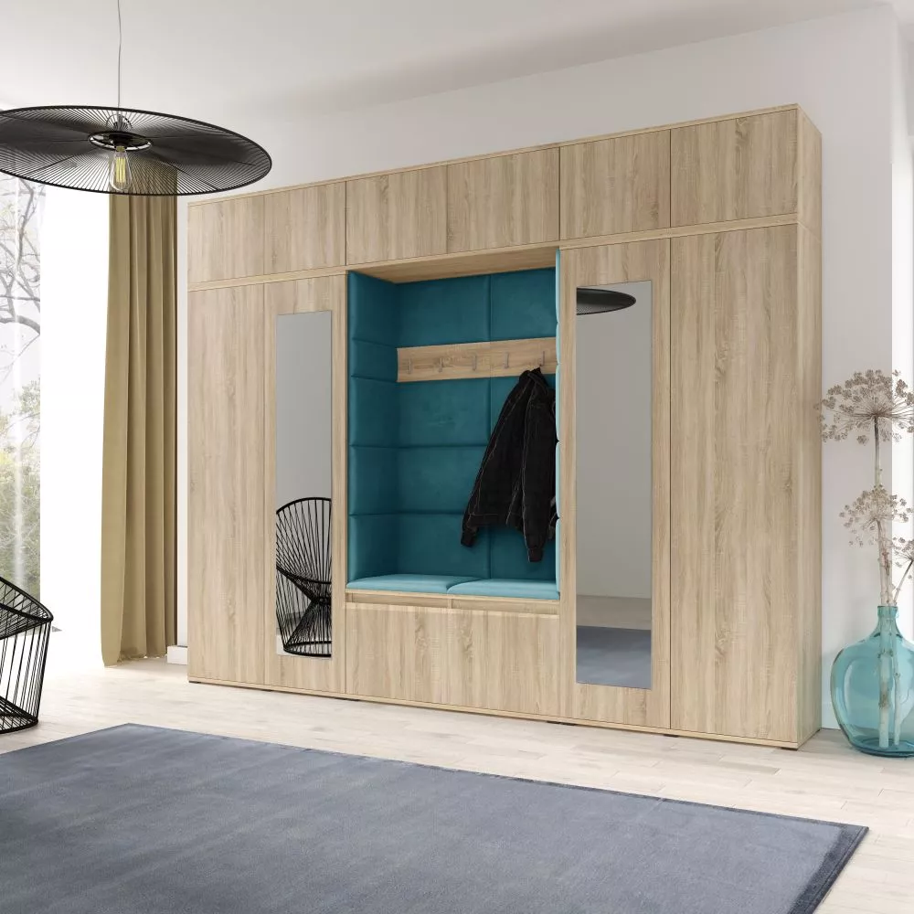 Apavu plaukts Emi 17 Trinity Korpusa krāsa: sonoma, · 280 × 225 × 40 cm