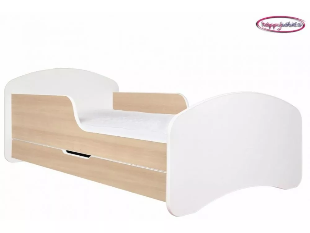 Bērnu gulta Animals L04 160x80 ar stelāžu Guļamvietas platums: 80 cm, Guļamvietas garums: 160 cm, · 92 × 164 × 65 cm