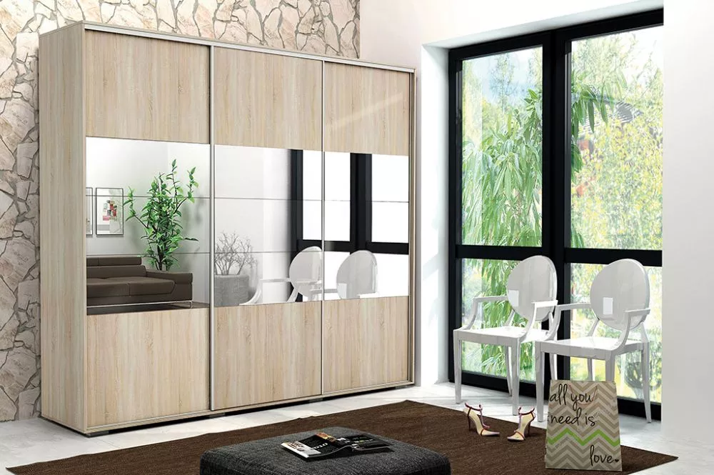 Skapis Modern A26 · Sonoma · 278 × 62 × 245 cm