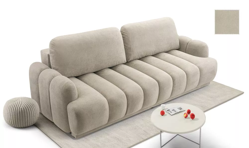 Dīvāns Cambiale Standard · Gaiši bēšs · 105 × 230 × 94 cm