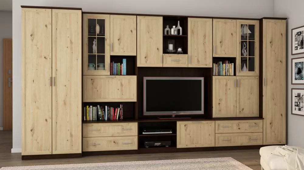 Sekcija Cyklon Korpusa krāsa: tumša sonoma, · 400 × 49 × 210 cm