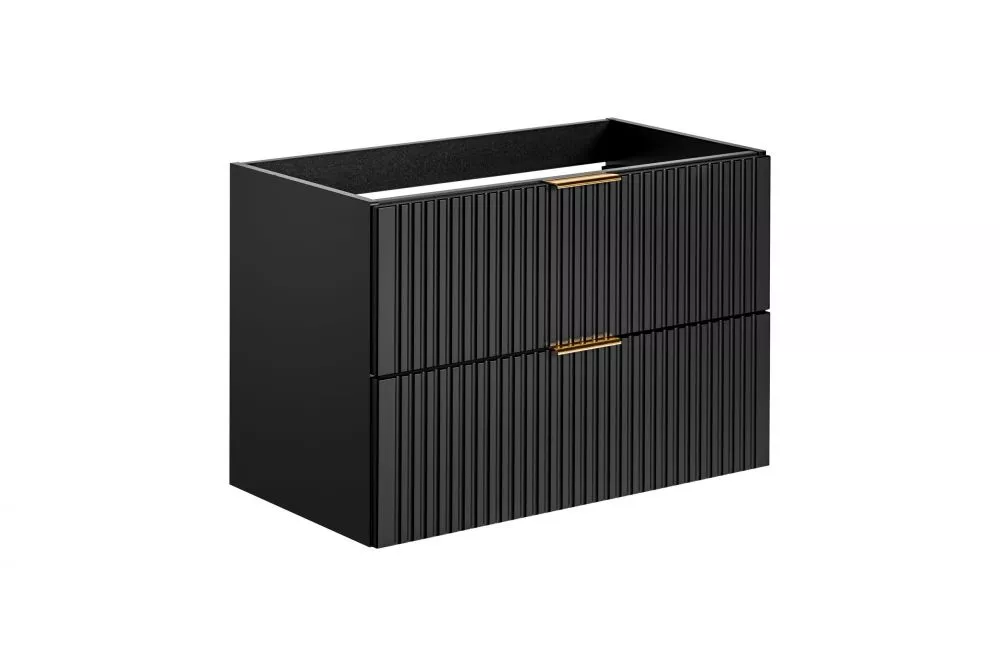 Vannas istabas skapītis Adel Black 82-80 · Melns · 80 × 57 × 46 cm