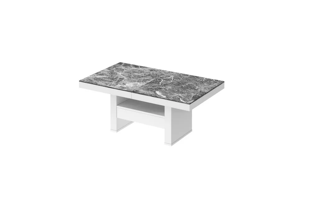 Žurnālgalds Aversa Lux Gloss Korpusa krāsa: balts, · 120 × 75 × 55.5 cm