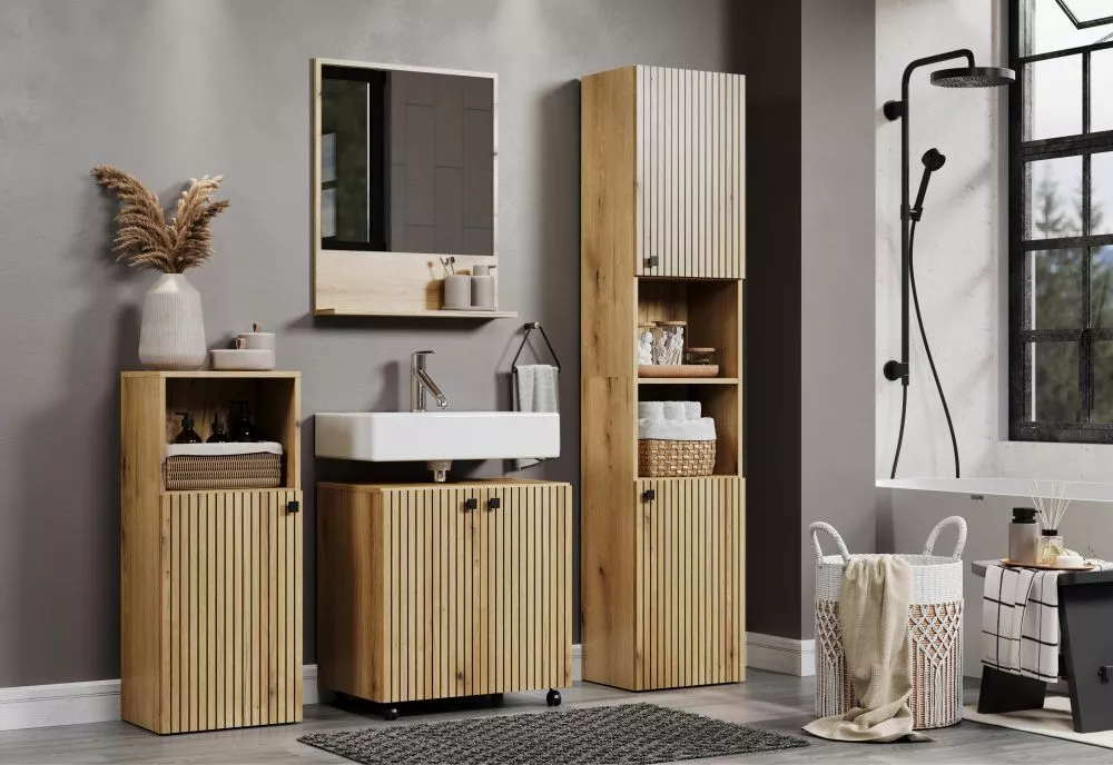Vannas istabas komplekts Pure Bliss Set 4 · Ozols evoke · 190 × 160 × 40 cm