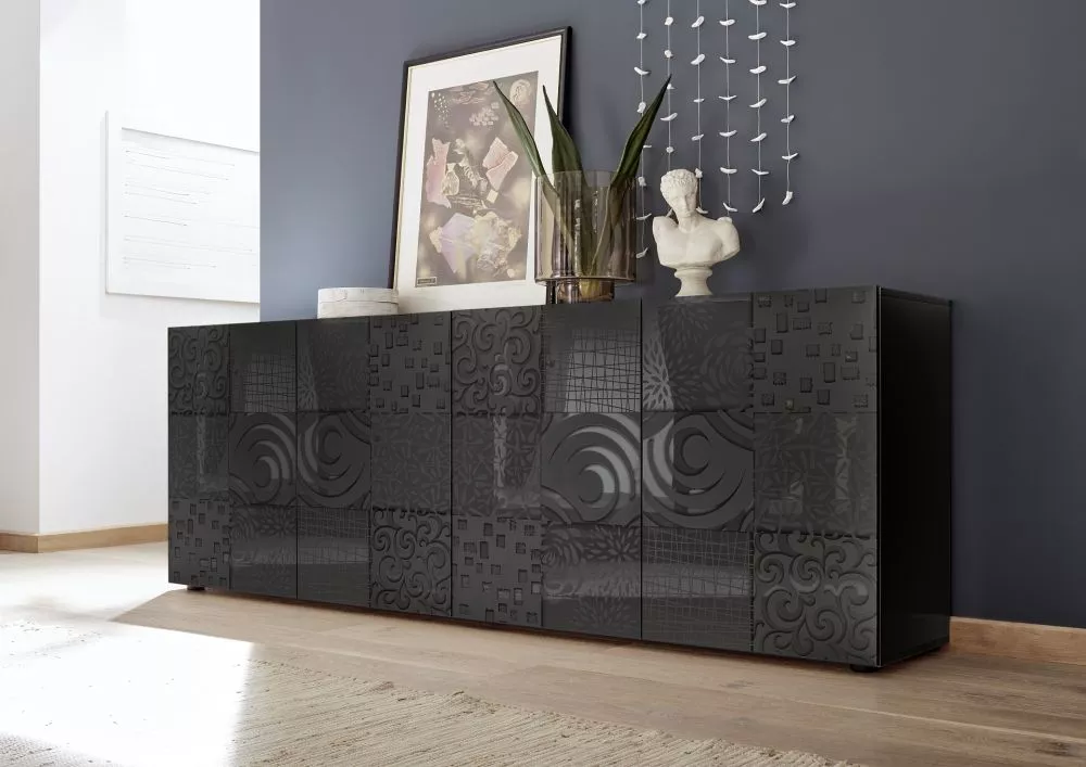 Kumode Miro 09 · Antracīts · 241 × 43 × 84 cm