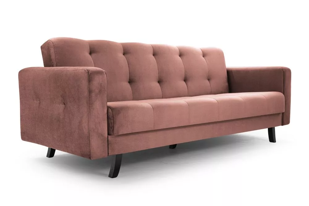 Dīvāns Lizbona Classic Standard · Rozā · 93 × 227 × 90 cm