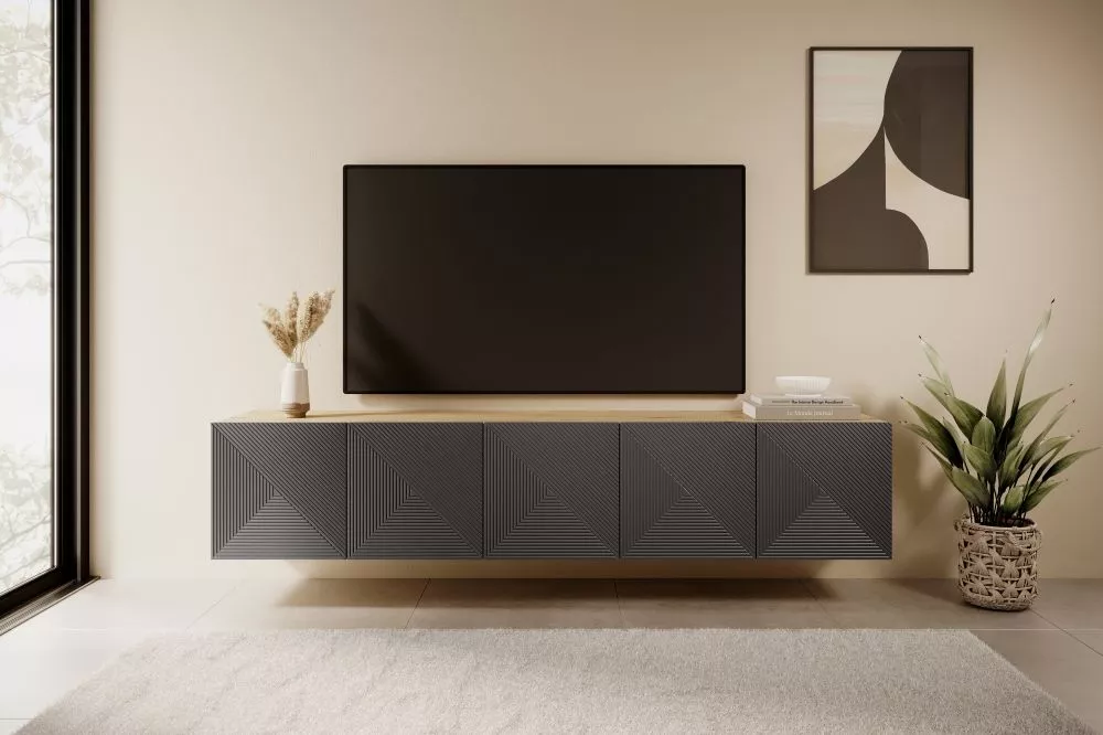 TV tumba Asha RTV 200 5D W · 200 × 40 × 40 cm