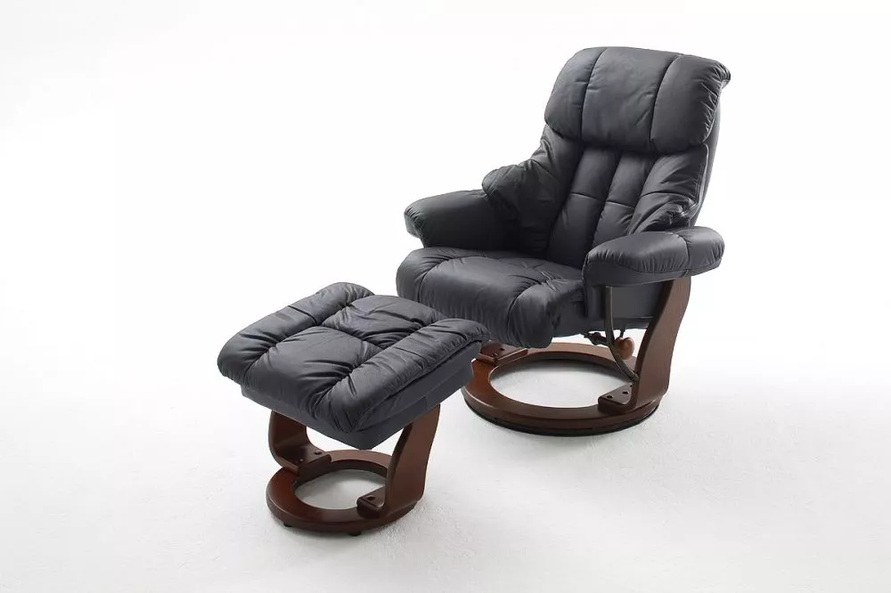 Krēsls Calgary Walnut Standard · Melns · 104 × 90 × 91 cm