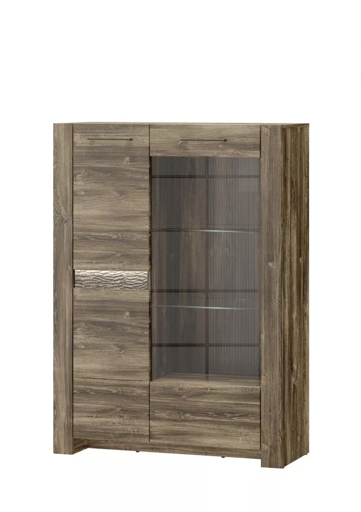 Sekcija Belveder 15 · Ozols stirling · 102 × 40 × 141 cm